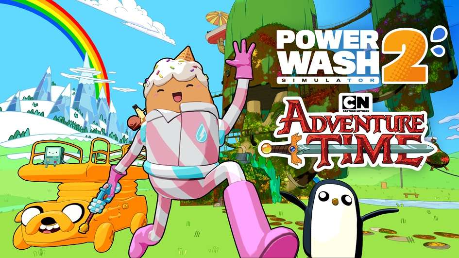 Power Wash Simulator 2 Adventure Time Pack Available Now for PC, Xbox Series X/S, and PlayStation 5