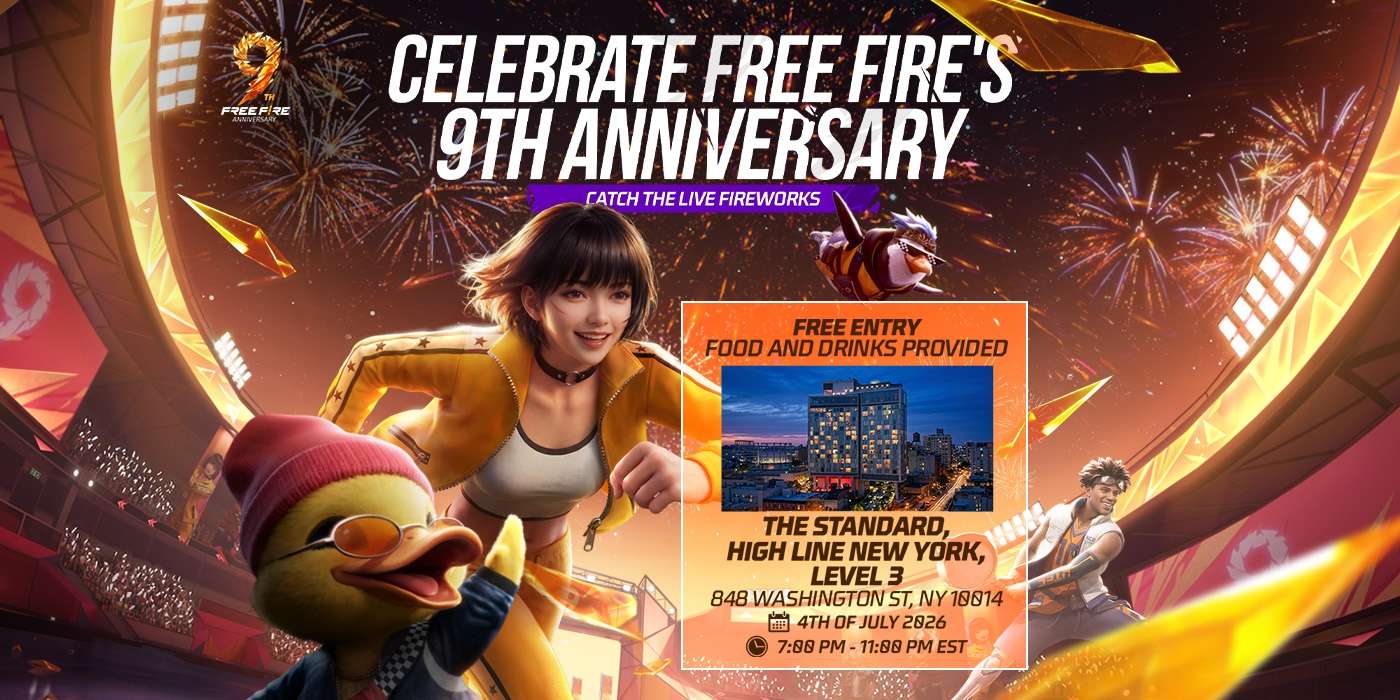 Garena FREE FIRE Celebrates 9th Anniversary with a Massive Social and in-Game Celebration