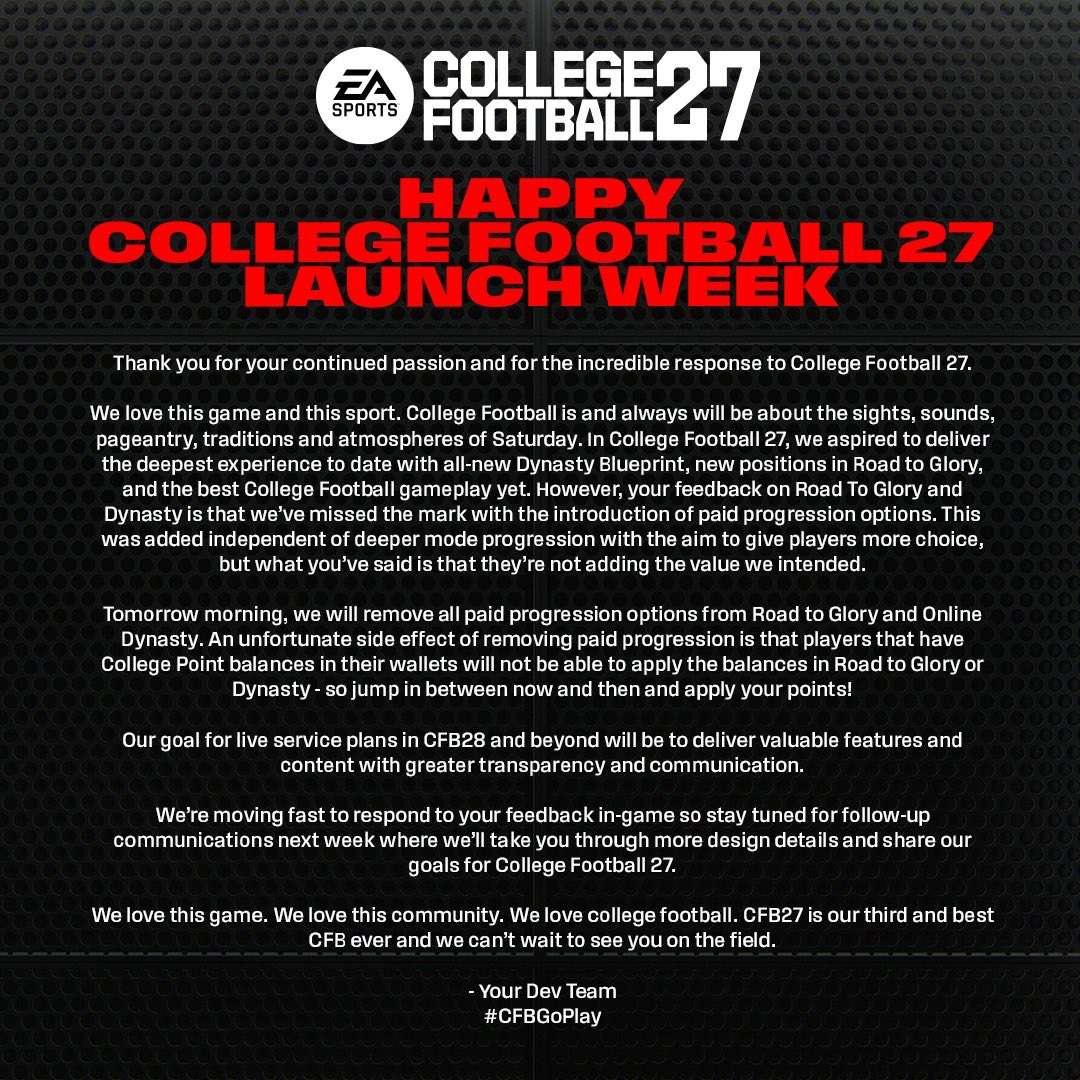EA SPORTS College Football 27 Review for PlayStation 5